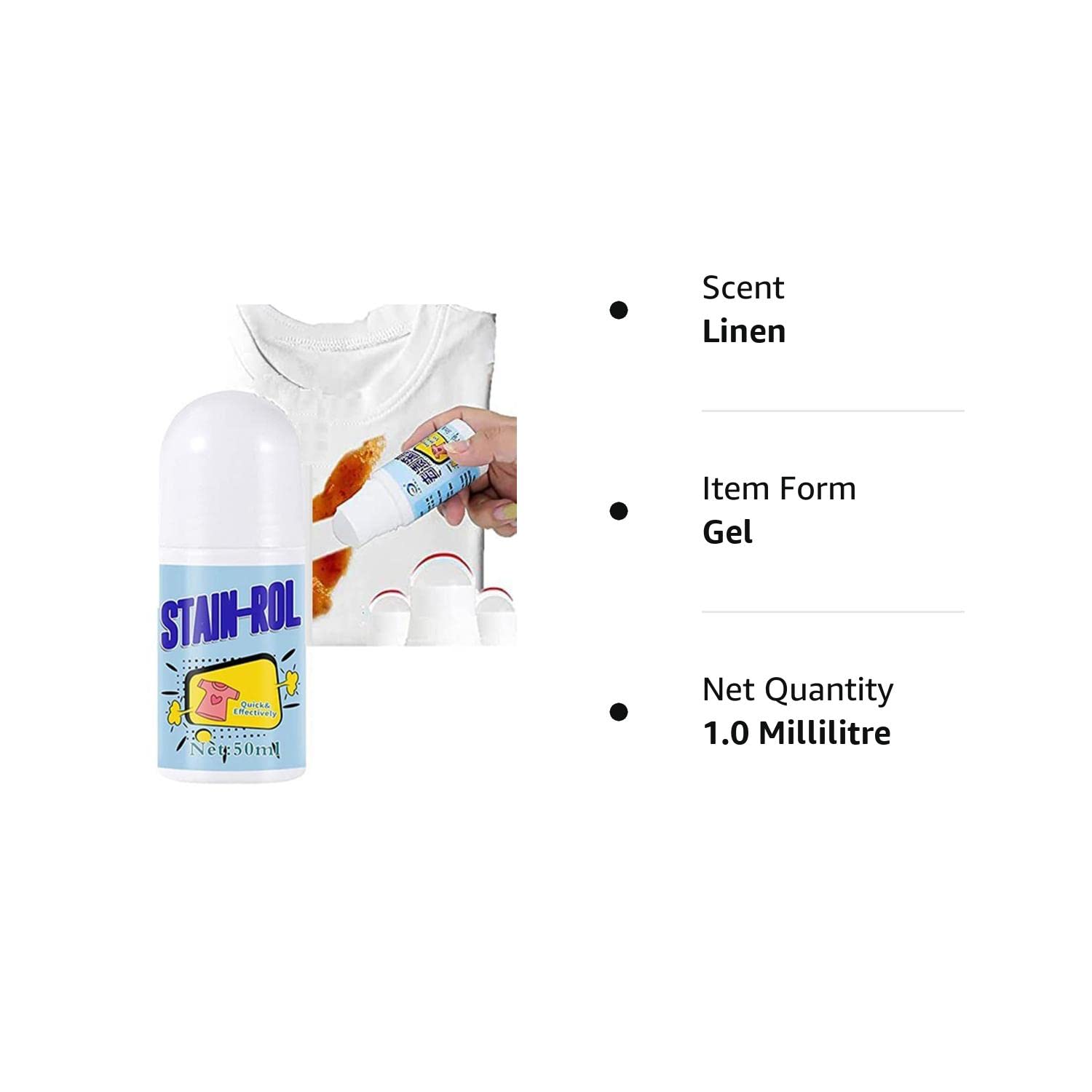 Stain Remover for Clothes | Multi-Purpose Roll Bead Fabric Clothes Stain Remover Pan | Instant Stain Remover for Cotton, Linen, Polyester, Blended Fabric, Denim, Down Jacket Stain Remover for Clothes | Multi-Purpose Roll Bead Fabric Clothes Stain Remover Pan | Instant Stain Remover for Cotton, Linen, Polyester, Blended Fabric, Denim, Down Jacket